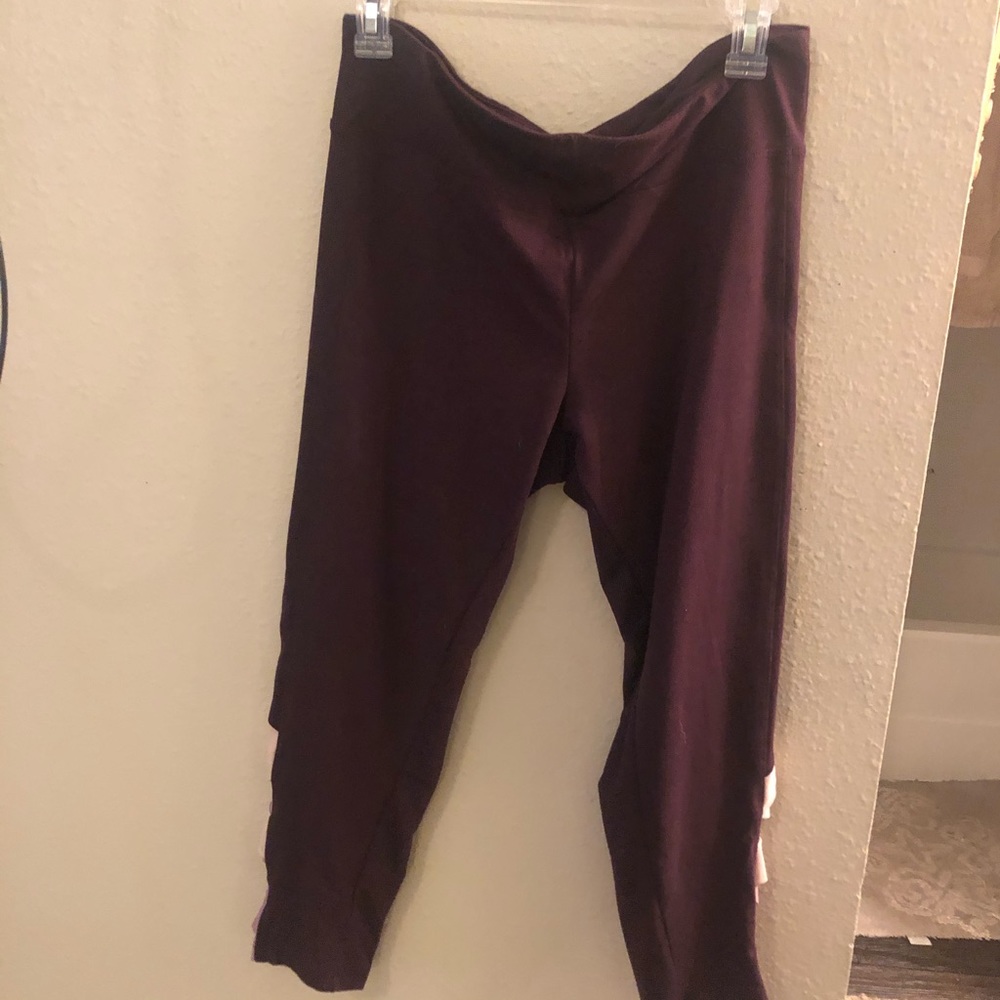 Maroon XL Leggings